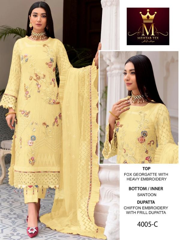Mehtab Tex 4005 Hit Pakistani Salwar Suits Collection